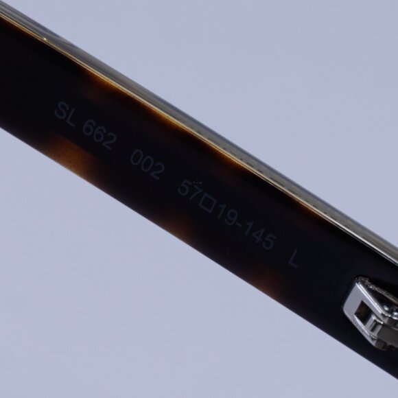 Saint Laurent SL662 002 Sunglasses Havana Rectangle Frame, Brown Lenses - Picture 6 of 11